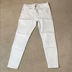 Banana Republic Women's White Skinny Jeans